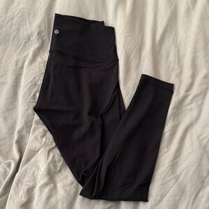 Lululemon Wunder Under black leggings sz 8